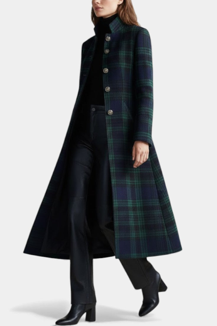 Zoe™ | Timeless Plaid Elegant Coat