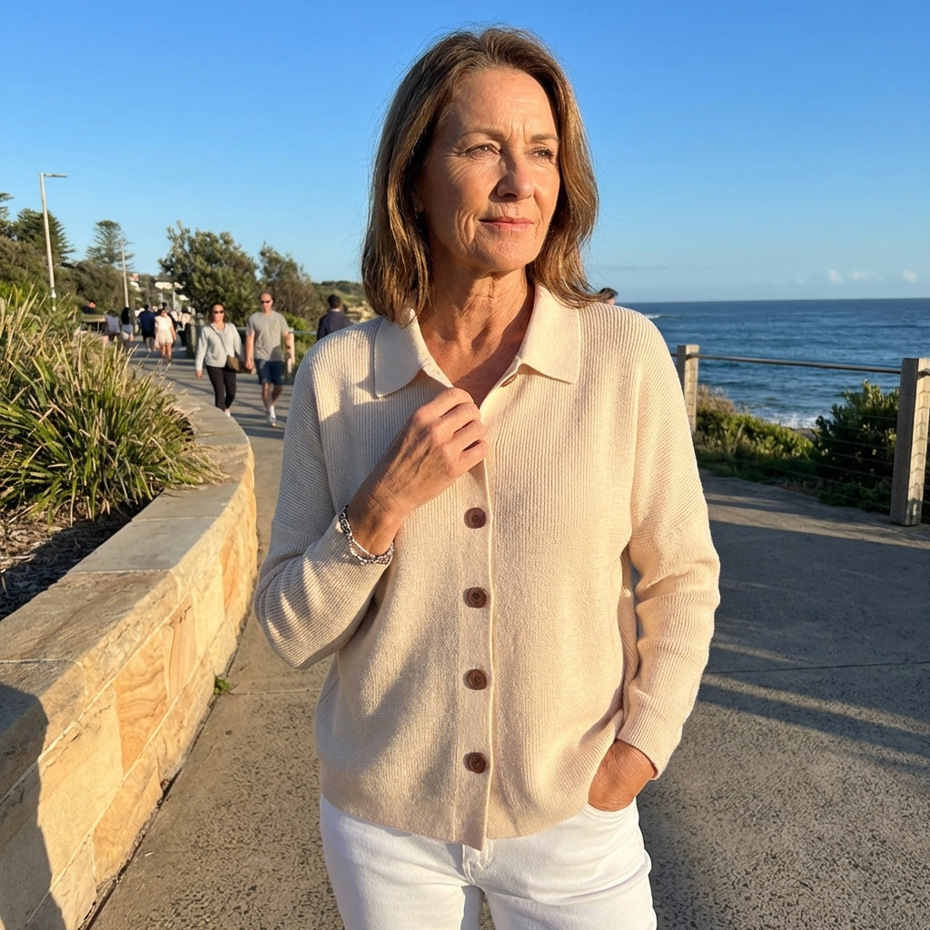 Sofia™ | Button‑Up Knit Cardigan