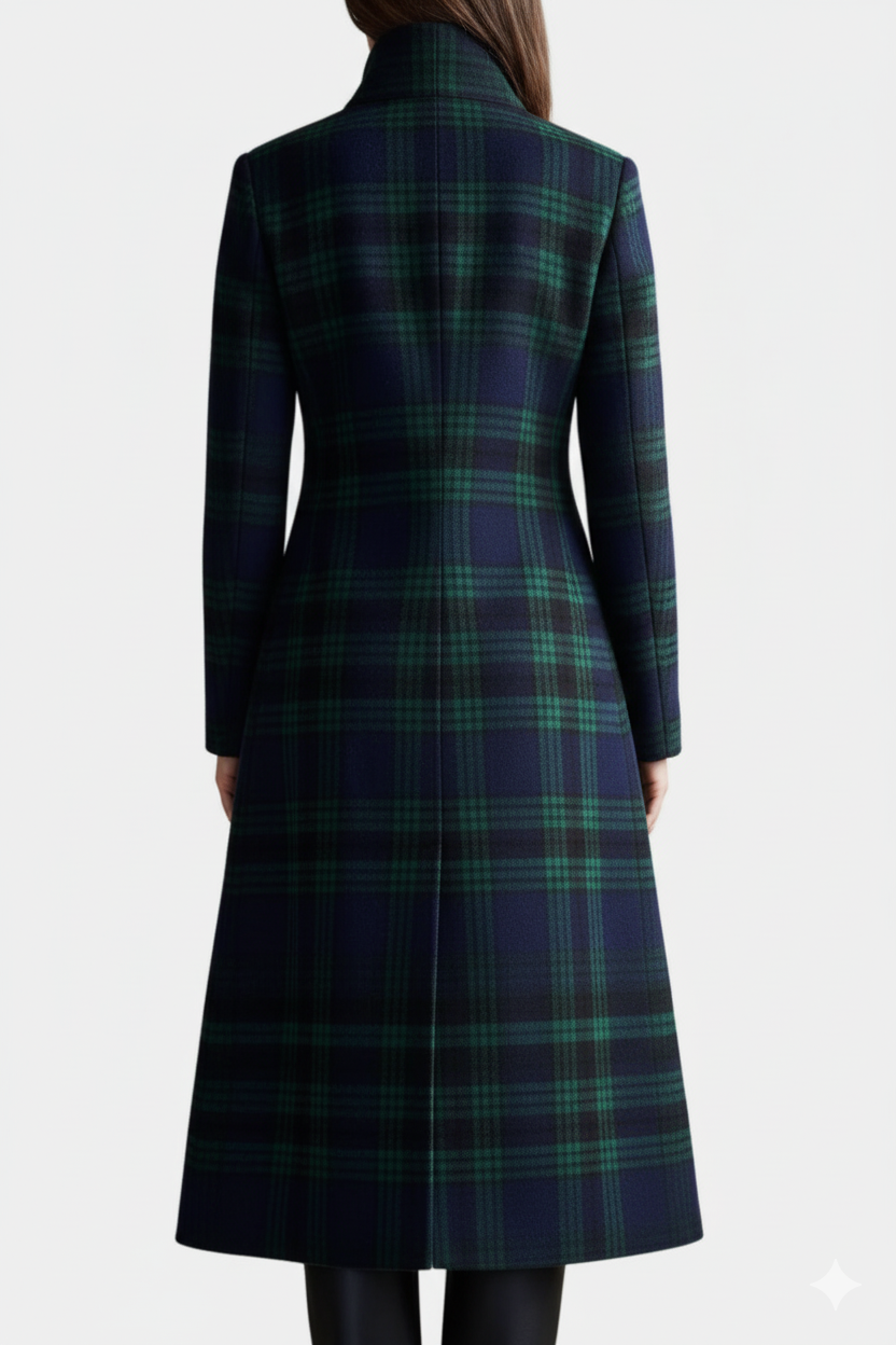 Zoe™ | Timeless Plaid Elegant Coat