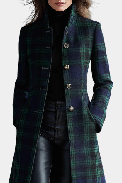 Zoe™ | Timeless Plaid Elegant Coat