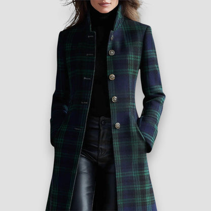 Zoe™ | Timeless Plaid Elegant Coat