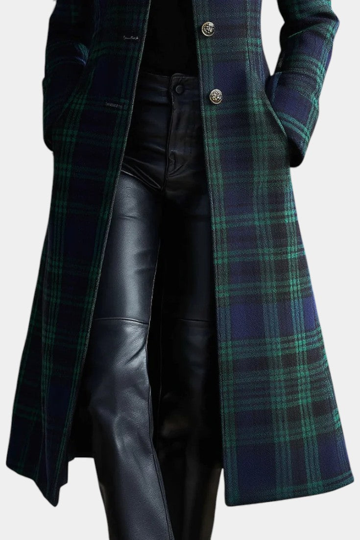 Zoe™ | Timeless Plaid Elegant Coat